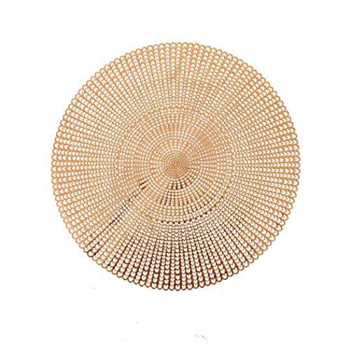 Home Centre Cinder Spiral Textured Placemat, 40 cm x 40 cm