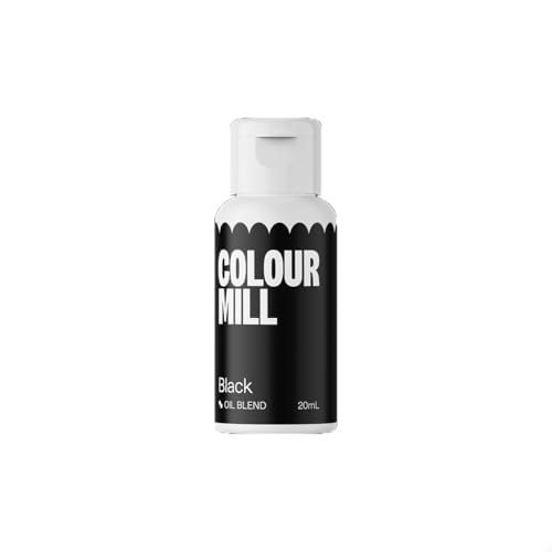Colour Mill Oil-Based Food Coloring, 20 Milliliters Black