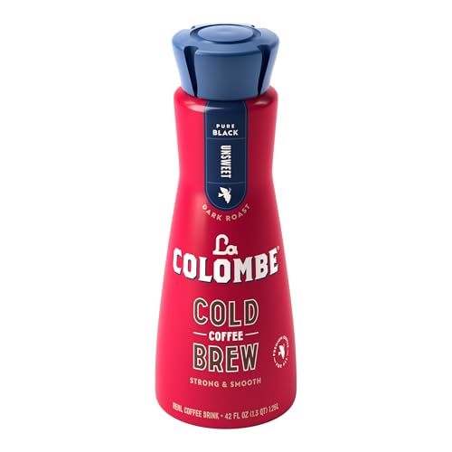 La Colombe Unsweetened Cold Brew, Dark Roast, Extra Bold Brazilian, Multi-Serve, 42 Fl Oz