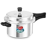 Pigeon by Stovekraft Aluminium Pressure Cooker 5 Litre Non Induction Base Outer Lid Cooker