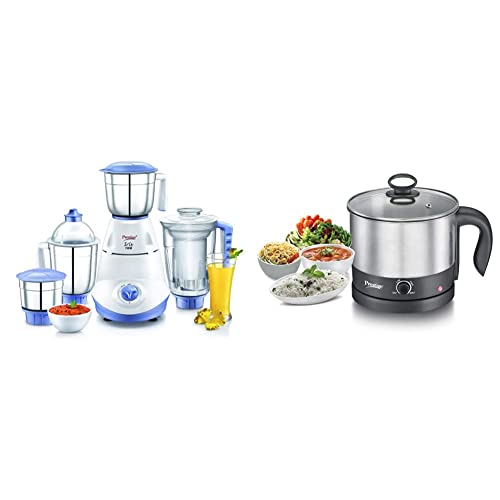 Iris 750W Mixer Grinder with jar, Juicer Jar and Cooker