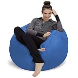 Sofa Sack — Sofa Sack Bean Bag Chair Cover Only - Beans Not Included - Cover Replacement, 3 Foot, Royal Blue