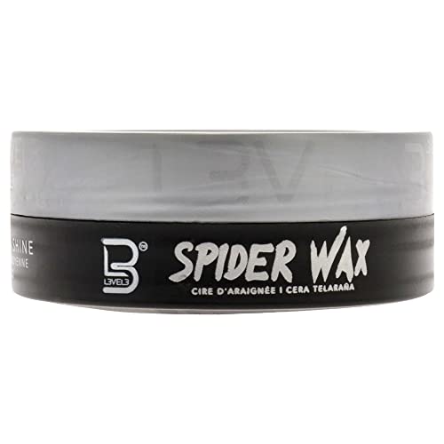 L3 Level 3 Spider Wax - Long Lasting and Strong Hold Improve your Hair Volume and Texture - Level Three Hair Wax for Men (150 ML, Spider Wax)