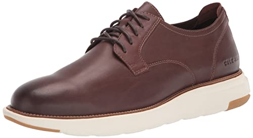 Cole Haan Mens Grand Atlantic Oxford, Chestnut/Ivory, 13-M US