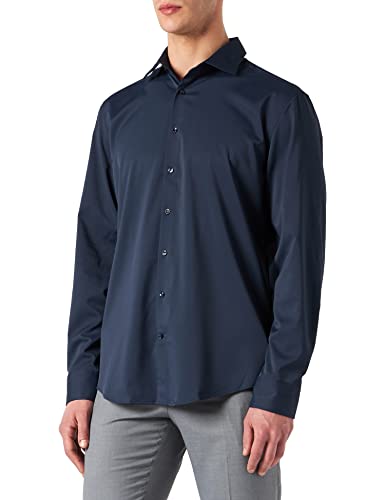 (-10%) Seidensticker Herren Business-Hemd - Slim Fit - Bügelfrei - Kent Kragen - Langarm - Baumwolle
