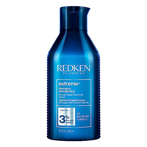 Redken Extreme Shampoo | Anti-Breakage & Repair for Damaged Hair | Infused With Proteins | 10.1 Fl Oz