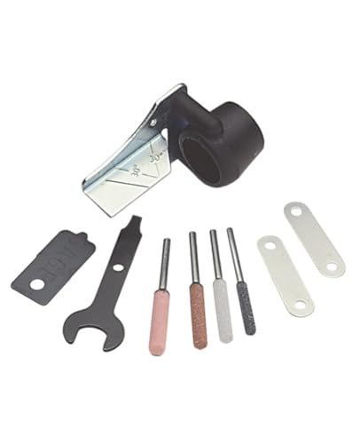 (-36%) Dremel 1453 Kettensägen Schärfgerät, Zubehör Set fur Multifunktionswerkzeug zum Kettenschärfen mit 3 Schleifsteinen
