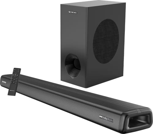 Zebronics Zeb Jukebar 9200 DWS Dolby Digital Plus Soundbar(160W) Supporting Bluetooth USB/AUX/Optical in/HDMI(ARC), Wall mountable with LED Display an