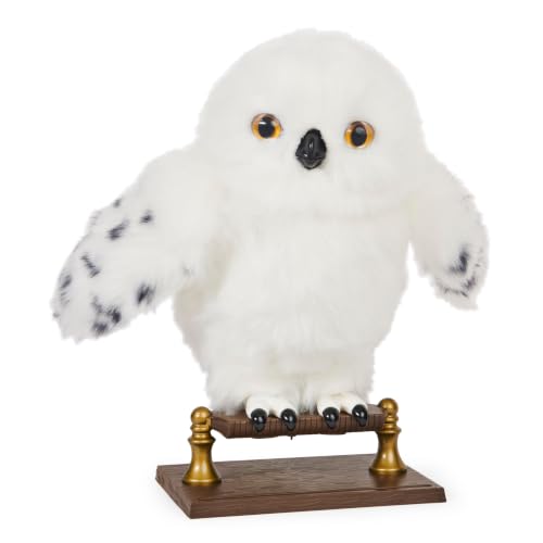 (-50%) Spin Master World Harry Potter - Interaktive Plüsch-Eule Hedwig mit über 15 Geräuschen und Bewegungen