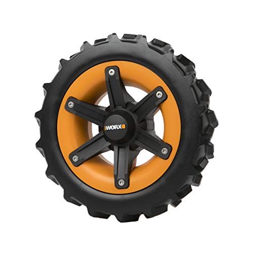 WORX WA0953 Landroid Wheels All-Terrain - for Soft Surface and Wet Lawn - Suitable for the Slope up to 22° or 40% - Easy Assembly - Not for Vision