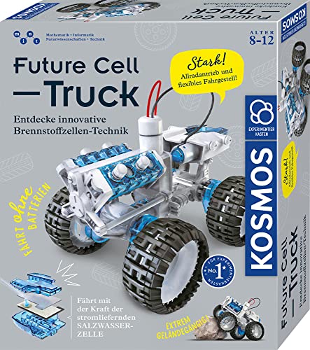 (-32%) KOSMOS 620745 Future Cell-Truck, Entdecke Innovative Brennstoffzellen-Technik. Bausatz für Spielzeug-Geländewagen mit emissionsfreier Energie, Experimentierkasten für Kinder ab 8-12 Jahre, Fahrzeug