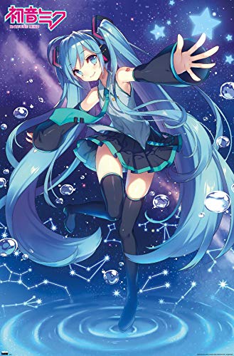 Trends International Hatsune Miku - Stars Wall Poster, 34L x 22.4W, Unframed Version