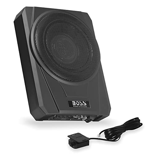 Boss Audio BASS10 1000W 10 inch Low Profile Amplified Subwoofer System with Enclosure