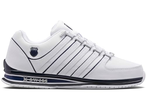 (-40%) K-Swiss Homme Rinzler Basket, extérieur blanc , 43 EU