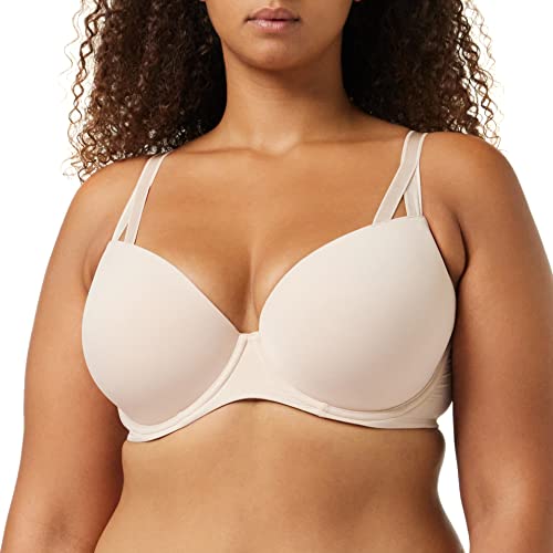 🔥 STARKER PREIS (-48%) Calvin Klein Damen Push-Up BH Lift Demi mit Bügel, Beige (Beechwood), 80F