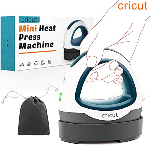 HTVRONT Heat Press Mini Iron for Crafting, Portable Iron Press, Pink