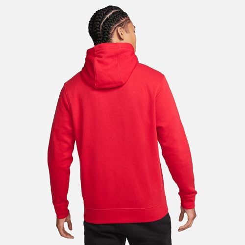 (-34%) Nike Herren M Nk Flc Park20 Fz Hoodie Sweatshirt, University Red/White/White, XXL EU