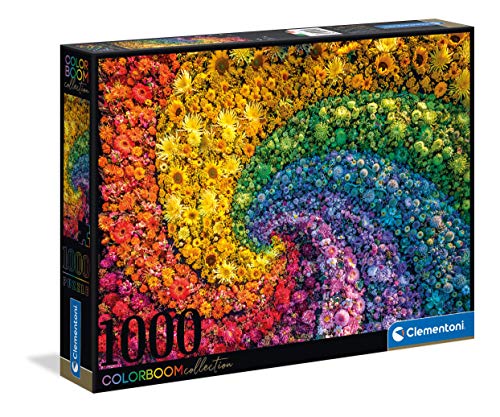 Clementoni - 39594 - Jeu de Création et Logique pour Enfants et Adultes - à Partir de 14 Ans et Plus - Puzzle ColorBoom Collection - - 1000 Pièces - Tourbillon