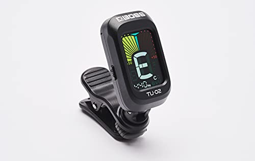 (-43%) BOSS TU‑02 | Chromatischer Clip‑Tuner für Gitarre, Bass & Ukulele