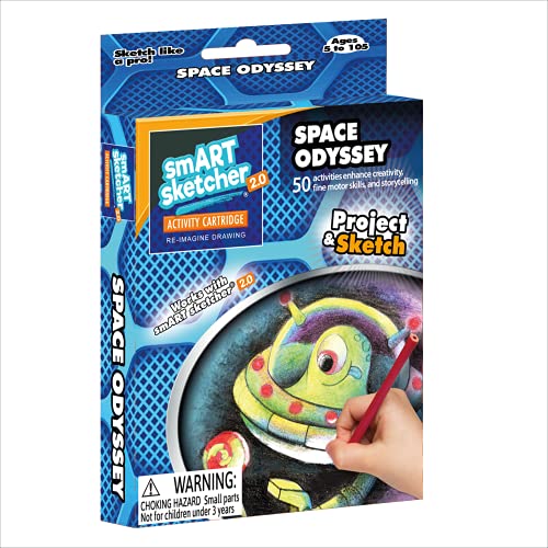 Smart Sketcher 2.0 Cartridge – Space Odyssey – 50+ Step-by-Step Activities - Expansion Pack for Kids Ages 5+