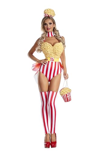 Party King Women's POP Babe Costume, Multi, Medium