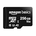 Amazon Basics 256GB microSDXC Memory Card with Adapter