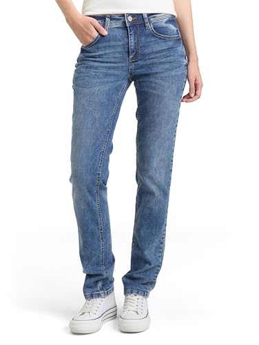(-42%) TOM TAILOR Damen 1008119 Alexa Straight Jeans, 10125 - Random Bleached Blue Denim, 26W / 32L EU