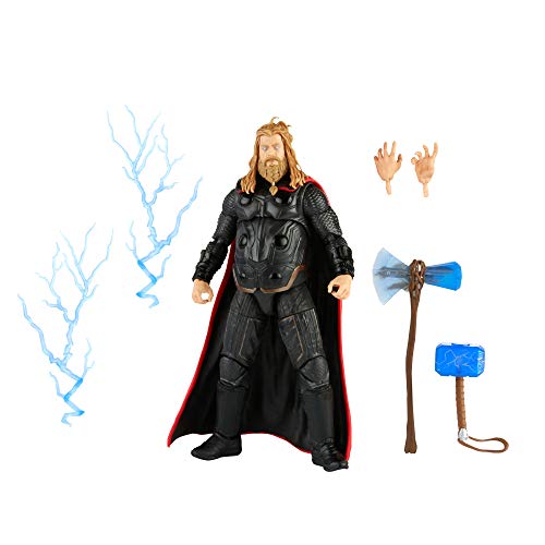 Marvel Hasbro Legends Series 6-inch Scale Action Figure Toy Thor, Infinity Saga Character, Premium Design, Figure and 5 Accessories