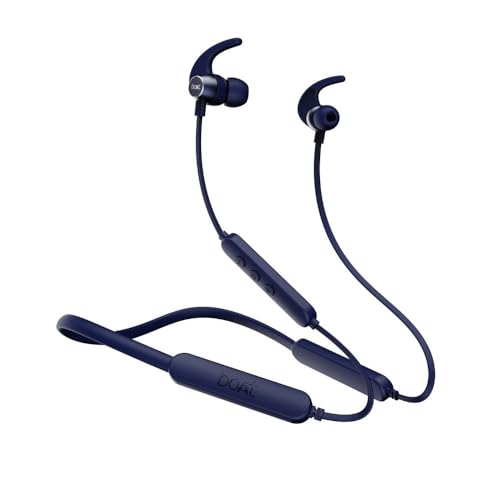 boAt Rockerz 255 Pro+, 60H Battery, Fast Charge, IPX7, Dual Pair,Low Latency,Magnetic Buds, App Support, in Ear Bluetooth Neckband, Wireless with Mic 