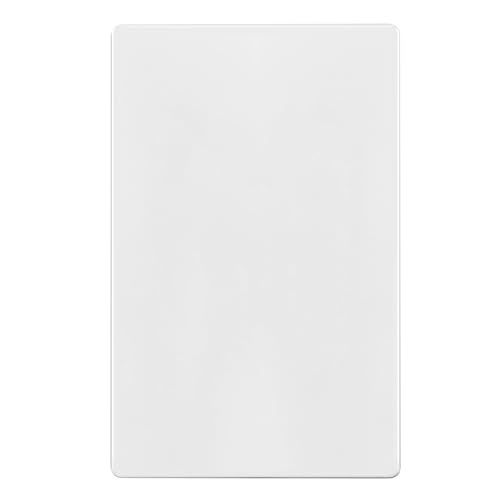 ENERLITES Screwless Blank Wall Plate, Child Safe Blank Device Outlet Cover, Standard Size, 1-Gang 4.68" x 2.93", Polycarbonate Thermoplastic, UL Listed, SI8801-W, Glossy, White