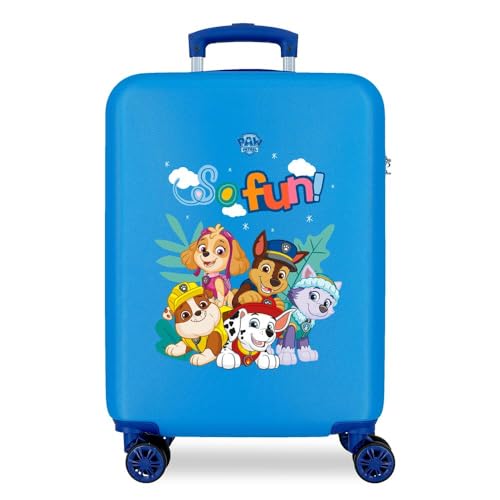 Nickelodeon Unisex Kid's Cabin Suitcase, Azul Oscuro, 38x55x20 cms