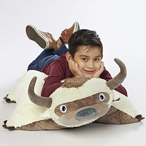 Pillow Pets 30” Jumboz Appa Stuffed Animal, Nickelodeon Avatar: The Last Airbender Plush Toy, white