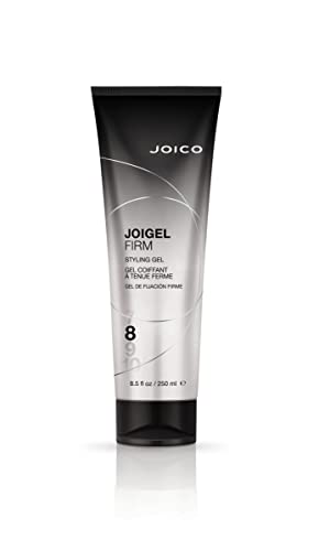 Joico JoiGel Firm Styling Gel | For Most Hair Types | Add Body and Volume | Lock In Moisture & Boost Shine | Thermal Heat & Humidity Protection | Protect Against Pollution | 8.5 Fl Oz