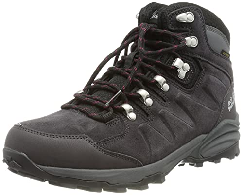 (-32%) Jack Wolfskin Damen Refugio Texapore Mid W, Dark Steel / Purple, 37 EU