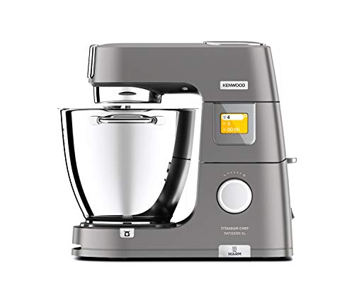 Kenwood Titanium Patissier, Stand Mixer, KWL90004SI, Silver, 1400W, 2 x Large Capacity...