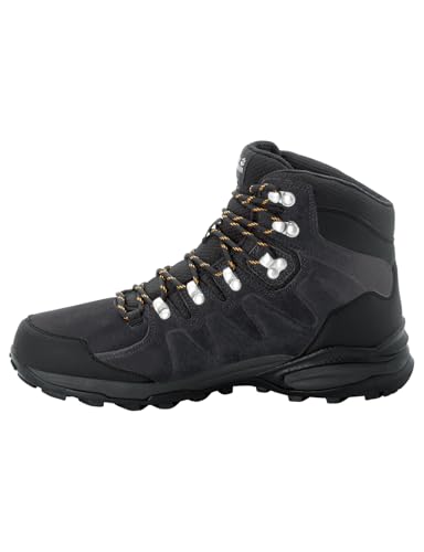 (-28%) Jack Wolfskin Herren Refugio Texapore Mid M Walking Schuh, Phantom Burly Yellow Xt, 40.5 EU