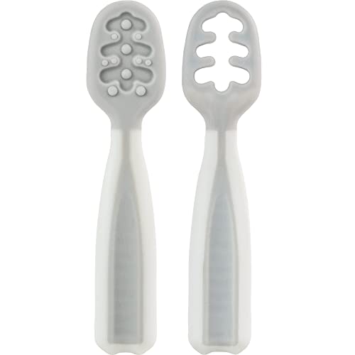 Kit Colher De Treinamento Cinza, Buba