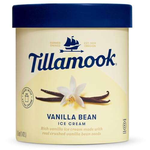 Tillamook Vanilla Bean Ice Cream, 48oz