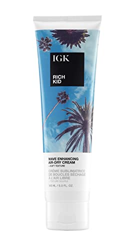 IGK Rich Kid Wave Enhancing Air-Dry Cream for All Hair Types, Wavy & Curly