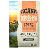ACANA Wholesome Grains Dry Dog Food Puppy Recipe Real Chicken Eggs and Turkey 11.5lb Bag