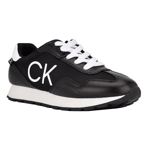 Calvin Klein Women's Caden2 Sneaker, Black, 8.5