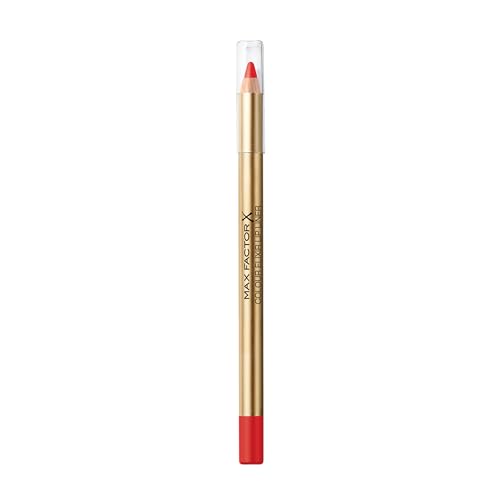 🔥 SELTEN SO GÜNSTIG (-39%) Max Factor Colour Elixir Lipliner, 60 Red Ruby, Lipliner für ideal definierte Lippen, mit geschmeidiger Textur und mattem Finish, verlängert die Haltbarkeit des Lippenstifts, 5 g