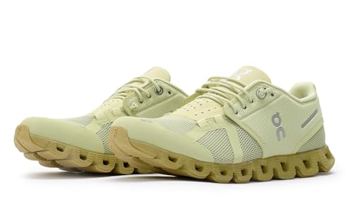 On Women's Cloud Monochrome Sneakers, Endive, Yellow, 6 Medium US