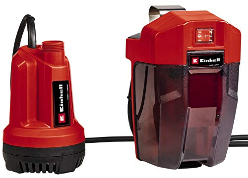 (-25%) Einhell Akku-Klarwasserpumpe GE-SP 18 Li-Solo Power X-Change (Lithium-Ionen, 18 V, max. Förderhöhe 8 m, max. 5.000 l/Std., 5 m Verbindungskabel, ohne Akku und Ladegerät)