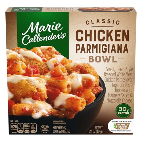 Marie Callender's Classic Chicken Parmigiana Bowl Single Serve Frozen Meal, 12.5 oz, (frozen)