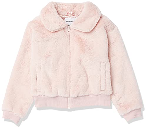 Amazon Essentials Toddler Girls' Faux Fur Jacket, Mauve, 2T