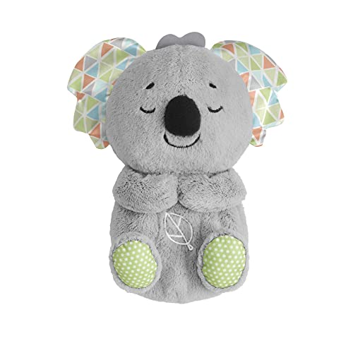 (-48%) Fisher-Price Schlummer-Koala mit Sanfter Musik, Licht & Rhythmischen Atembewegungen, Koala Kuscheltier, Baby Spielzeug, Nachtlicht mit Musik für Babys, Baby Erstausstattung, für Neugeborene 0+, HBP87