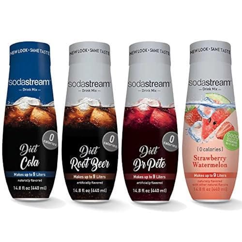 SodaStream Flavoring Diet Variety Pack Usa, 14.9 Fl Oz (Pack of 4)