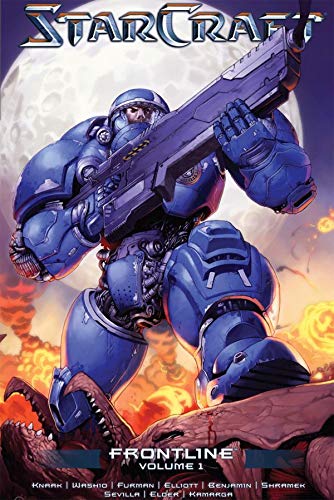 Starcraft: Frontline Vol. 1 (By: Simon Furman,Richard A. Knaak,Paul Benjamin,Dave Shramek,Josh Elder) cover