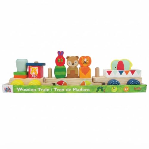 Kids Preferred World of Eric Carle "The Very Hungry Caterpillar" Wooden Train Set